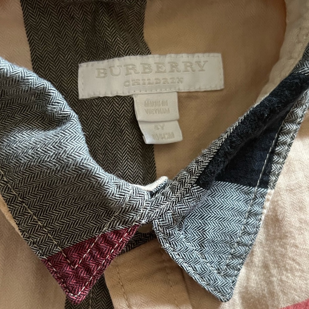 Boys Burberry Shirt